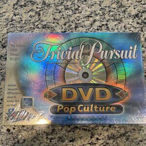 Parker Brothers Trivial Pursuit DVD Pop Culture Adult Board Game New Sealed